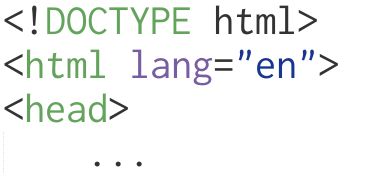 imagem do atributo lang no elemento html.